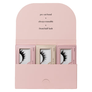 Demi Collection false eyelashes with packaging 