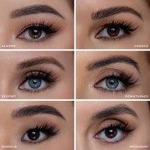 Midnight Demi on different eye shapes. 