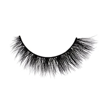 Good Karma a flared lash with short length and medium volume, featuring a dense base and wispy tips.