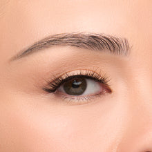 Cat Walk a flared, wispy lash with extra-long length and bold volume shown on an eye.