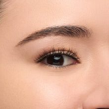 Sadie Mini a mini round lash with short length and medium volume shown on an eye.