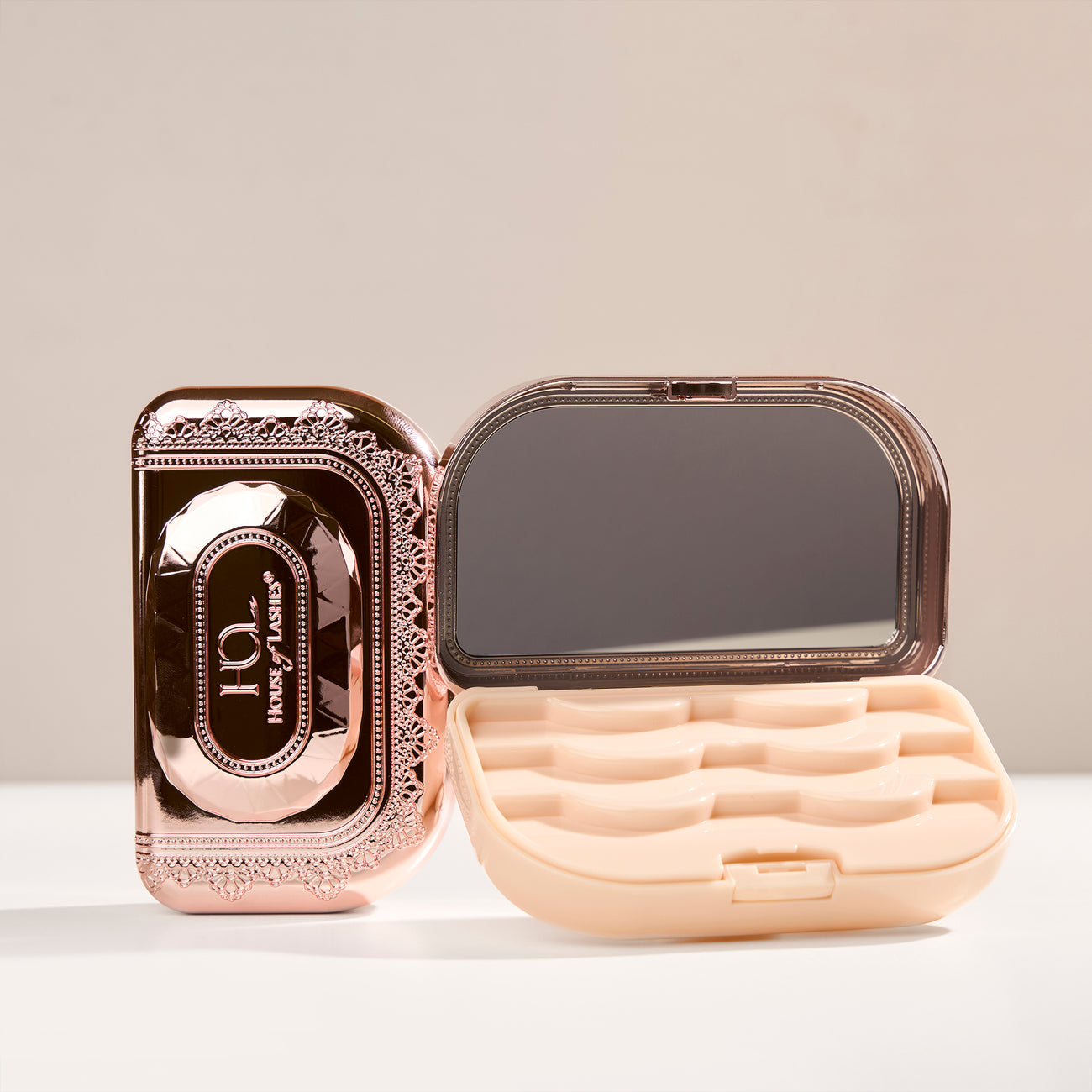 House of Lashes Precious Gem Lash Case Rose Quartz