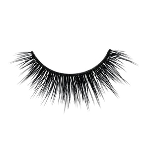 Juliette full-volume, round false lash with extra-long, defined fibers that create a 3D, wet lash look.