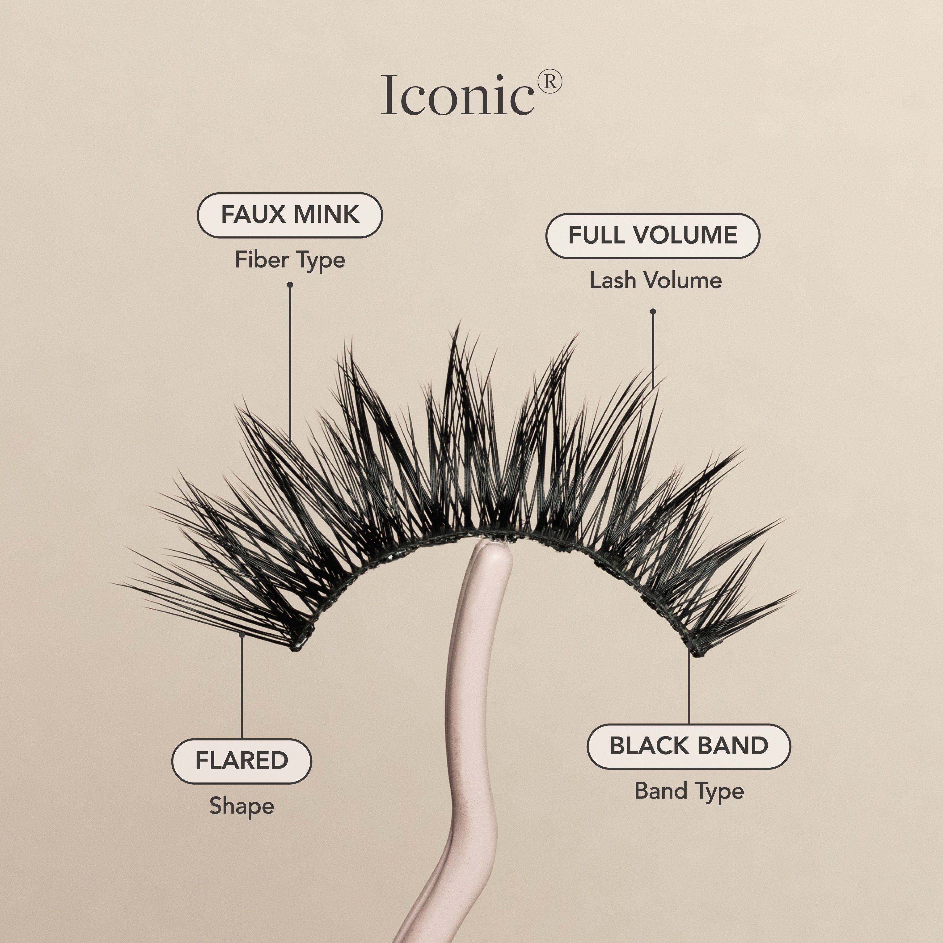 House of Lashes Iconic False Eyelashes - Thumbnail 3