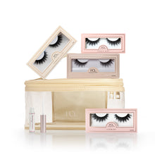 The Icon Set that includes Iconic lashes, HOL Exclusive Travel Bag, and HOL Clear Glue. 