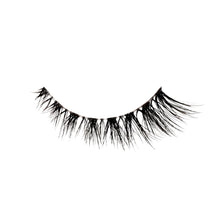 A single Kitty Cat false eyelash with a white background.