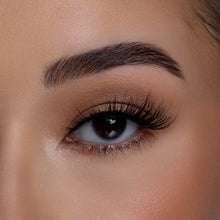 Show Off false eyelashes on a model's eye. 