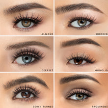 Ethereal Lite on a almond eye shape, hooded eye shape, deepset eye shape, downturned eye shape, monolid eye shape, and prominent eye shape.
