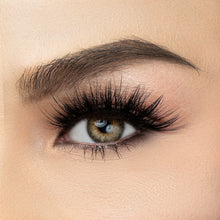 A single Midnight Luxe false eyelash with a white background.