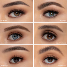 Love & Light false eyelashes on a almond eye shape, hooded eye shape, deepset eye shape, downturned eye shape, monolid eye shape, and prominent eye shape