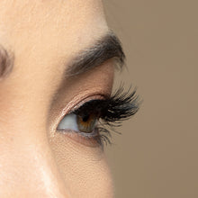 A side view of a woman's eye wearing Siren Flare.