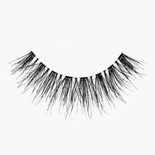 A single Temptress Wispy false eyelash with a white background.